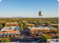 A street in Arizona’s East Valley
